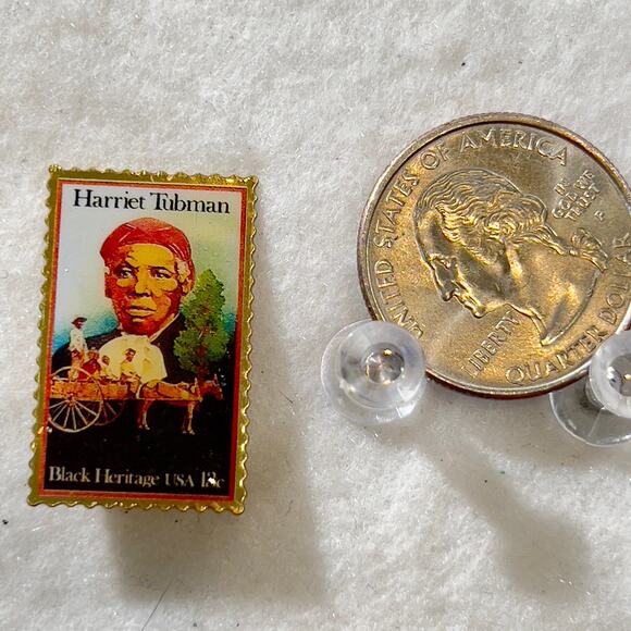 McDonalds Limited Edition African American Heritage Stamp 1978 Pin Series 2/ 4 - Picture 3 of 8